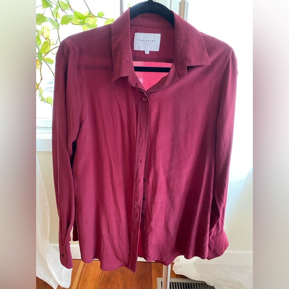 The Shirt by Rochelle Behrens in Burgundy